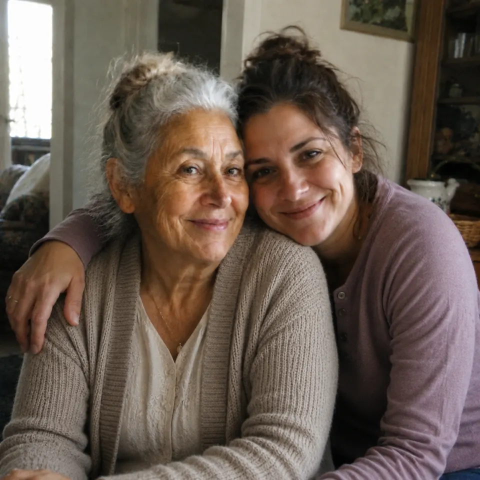 Eleanor with her daughter
